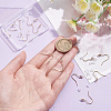 12Pcs Brass Earring Hooks KK-BC0008-48-3