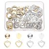 80Pcs 4 Style Brass Charms KK-FH0002-94-1