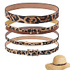 4Pcs 4 Styles PU Leather Hat Bands DIY-CA0007-96-1