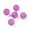 Round Transparent Acrylic Beads PL705-5-2