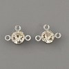 Brass Pave Clear Glass Chandelier Component Links LS-FIND-WH0152-919S-1