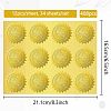 34 Sheets Honor Roll Self Adhesive Gold Foil Embossed Stickers DIY-WH0509-043-2