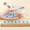 SUNNYCLUE  40Pcs Tortoise Handmade Porcelain Beads DIY-SC0015-62A-3