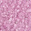 Transparent Inside Colours Glass Seed Beads SEED-T007-13C-2