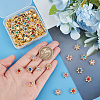 Gorgecraft 100Pcs 10 Colors Alloy Rhinestone Cabochons FIND-GF0005-91-3