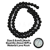 DIY Natuarl Lava Rock Bead Beacelet/Necklaces Making Kits DIY-YW0012-88A-2