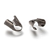 Tarnish Resistant 304 Stainless Steel Folding Crimp Ends LS-STAS-G122-09P-B02-2