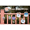 Biyun 3 Sets 3 Style DIY Diamond Painting Wind Chime Kits DIY-BY0001-24-15