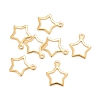 201 Stainless Steel Charms STAS-K217-05G-3