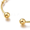 201 Stainless Steel Cuff Bangles BJEW-M284-04-1-5