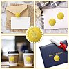 12 Sheets Self Adhesive Gold Foil Embossed Stickers DIY-WH0451-050-4