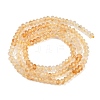 Heated Natural Citrine Beads Strands G-B175-A05-2x4mm-4