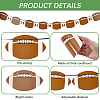 8Pcs Sports Party Decoration Paper Banner AJEW-CN0007-14C-5