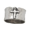 Cross Pattern Alloy Finger Rings FS-WG6D053-03-5