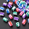 Fixed Mixed 4 Style Handmade Polymer Clay Beads CLAY-S096-012C-1