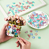 240Pcs 2 Style Transparent Glass Cabochons GLAA-EL0001-02B-5