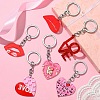 Valentine's Day Acrylic Keychain KEYC-YW00020-01-5