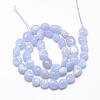 Natural Blue Lace Agate Beads Strands G-R445-8x10-10-2