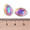 Glass Rhinestone Cabochons RGLA-L029-02B-HELA-3