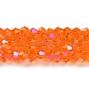 Transparent Electroplate Glass Beads Strands LS-EGLA-A039-T3mm-L11-1
