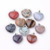 Natural Gemstone Pendants G-S219-18-1