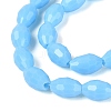 Opaque Solid Color Glass Beads Strands GLAA-N071-01A-C07-3