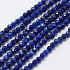 Natural Lapis Lazuli Bead Strands G-G663-48-3mm-1