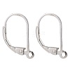 925 Sterling Silver Leverback Earring Findings STER-T002-227S-1