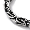 304 Stainless Steel Byzantine Chain Chunky Bracelets for Men BJEW-C072-01AS-2