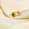 Sun Synthetic Malachite Ring CE4797-1-1