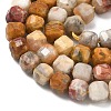 Natural Crazy Agate Beads Strands G-F797-A22-01-4