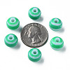 Opaque Striped Acrylic Beads LS-MACR-S373-27A-07-7