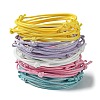 30Pcs 5 Color Adjustable Waxed Polyester Braided Cord Bracelets X1-BJEW-FZ00016-3