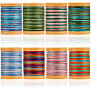 8 Rolls 8 Colors 12-Ply Polyester Thread Cord DIY-SP0003-80C-5