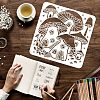 Plastic Reusable Drawing Painting Stencils Templates DIY-WH0172-541-3