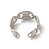 Non-Tarnish 201 Stainless Steel Finger Rings RJEW-H223-01P-07-4