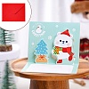 Christmas Paper Congratulation Card DIY-B080-04-1