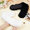 2Pcs 2 Colors Imitation Rex Rabbit Fur Collars AJEW-BC0010-76A-3