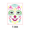 Heat Tranfer Printing Luminous Body Art Face Tattoo Sticker PW-WG59235-01-1