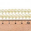 Baking Paint Transparent Glass Beads X1-DGLA-N006-6mm-03-4