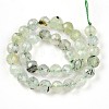 Natural Prehnite Beads Strands G-S345-6mm-28-3