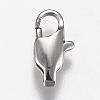 Tarnish Resistant 316 Surgical Stainless Steel Lobster Claw Clasps STAS-Z013-01A-2