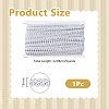 Polyester Centipede Braided Wavy Ribbon OCOR-WH0111-43B-2