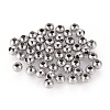 304 Stainless Steel Round Seamed Beads A-STAS-R032-4mm-1