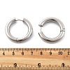 201 Stainless Steel Hoop Earrings EJEW-P304-13A-P-5