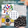 Column Plastic Loose Diamond Storage Screw Top Foam Gem Jars CON-HY0001-04A-7