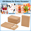 Kraft Paper Storage Gift Drawer Boxes CON-WH0095-56B-6