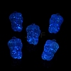UV Plating Luminous Transparent Acrylic Pendants OACR-C001-07-7