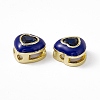 Rack Plating Brass Cubic Zirconia Beads KK-C007-16G-03-4
