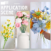 100Pcs Iron Stalk Flower Rod AJEW-SP0003-73B-7